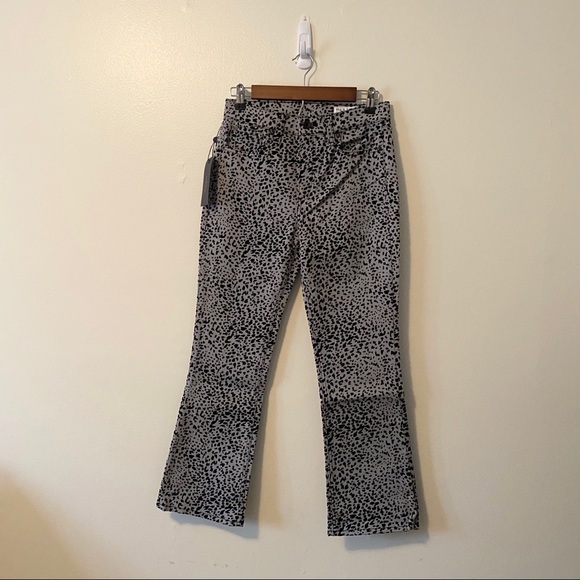 Rag Bone Hana Leopard Patterned Jeans. - Picture 3 of 8